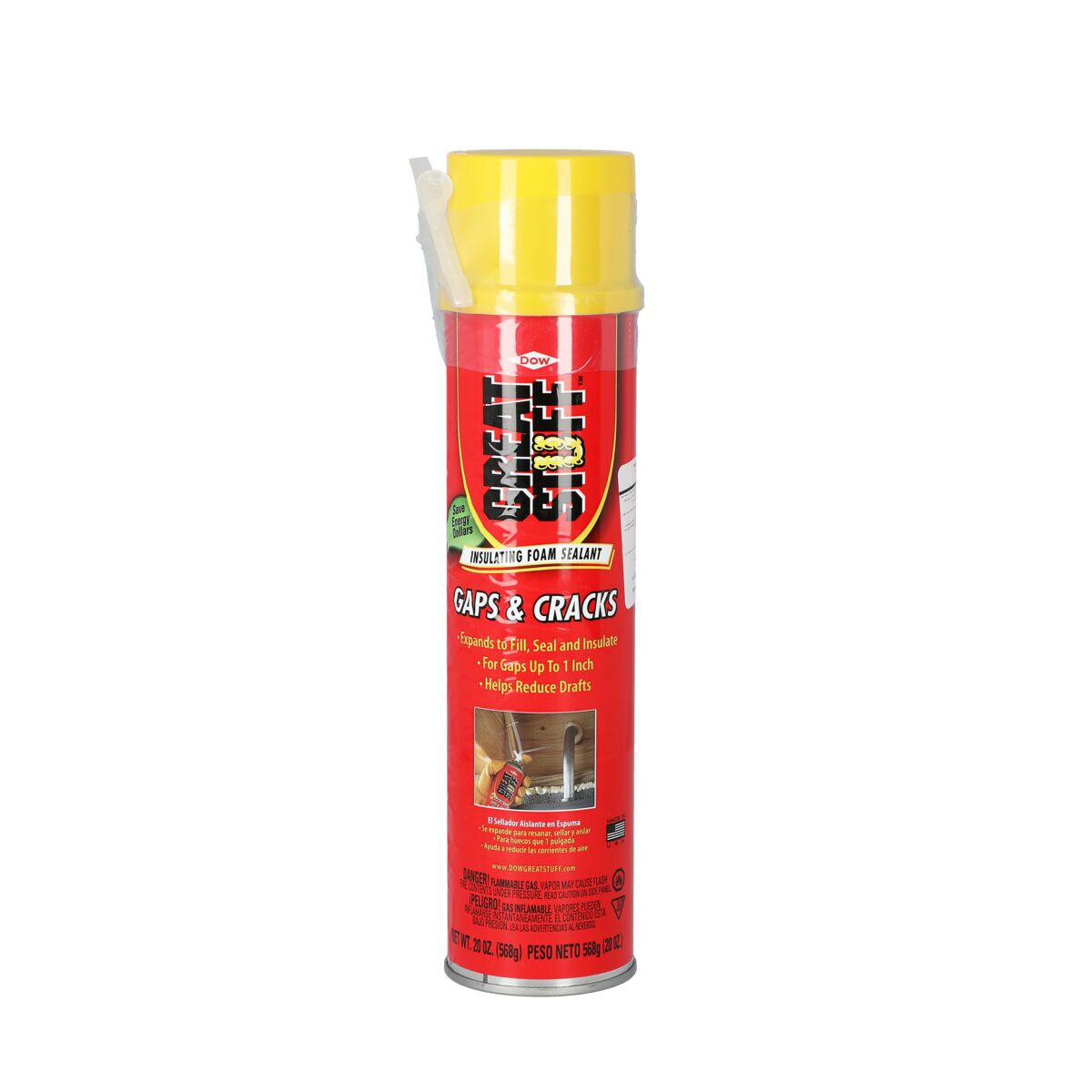 Great Stuff Insulating Foam Sealant for Gaps and Cracks Ivory 20oz
